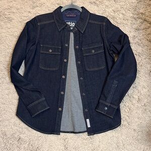 Stio Dark Indigo Denim Shirt Jacket